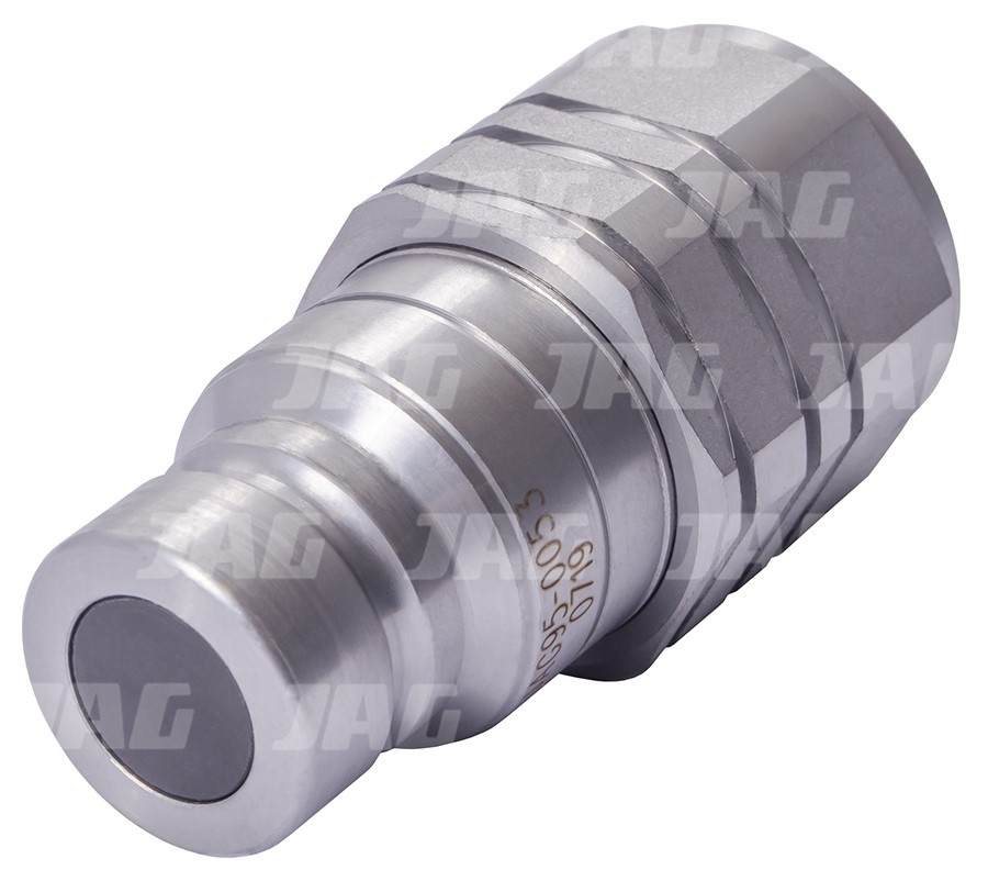 JAG95-0053 Szybkozłącze hydrauliczne flat face (suchoodcinające)-wtyczka, DN12,5, 1/2