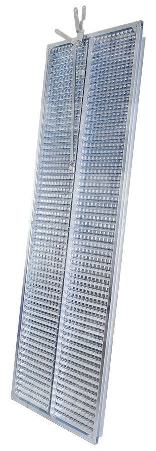 JAG05-0418 Sito żaluzjowe ocynkowane górne, lamela-22mm JAG PREMIUM, CLAAS 0005535431 0005535430