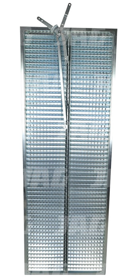 JAG05-0053 Sito żaluzjowe ocynk górne, lamela-22mm JAG Premium, CLAAS 0007361824 0007361822