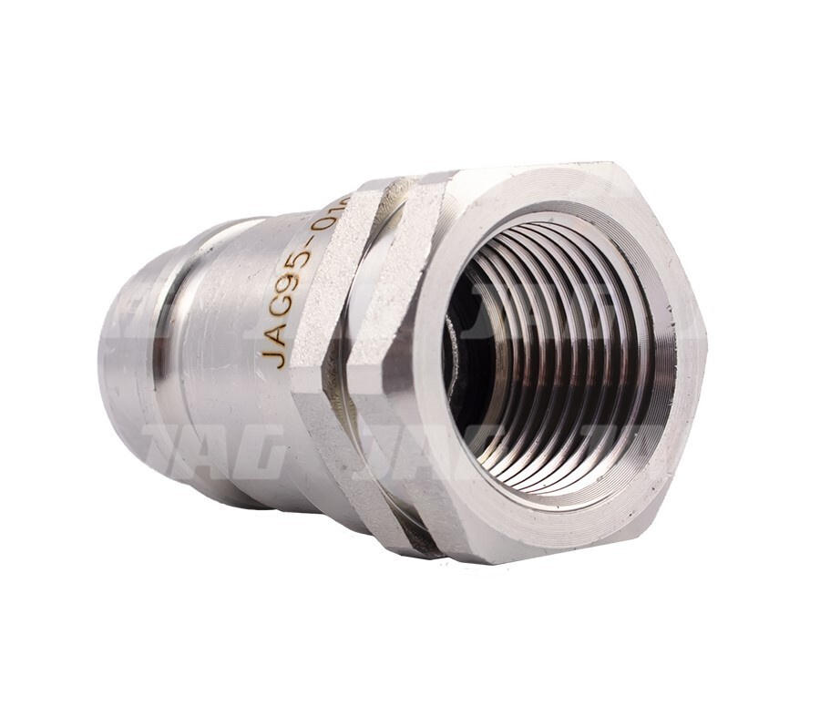 JAG95-0102 Szybkozłącze hydrauliczne grzybkowe-wtyczka z gwintem wewnętrznym, DN12,5, 1/2