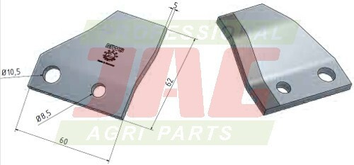 LCA69806 Stalka główki prawa MWS Germany