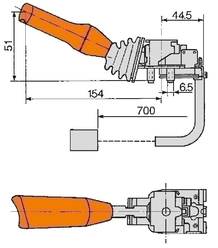 01.316.000.01 Włącznik wielofunkcyjny kierunku jazdy COBO