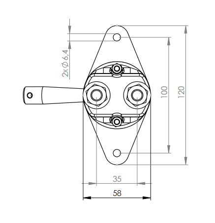 Wyłącznik prądu masy 2500A 12/24V, VOLVO 3987034 1587698
