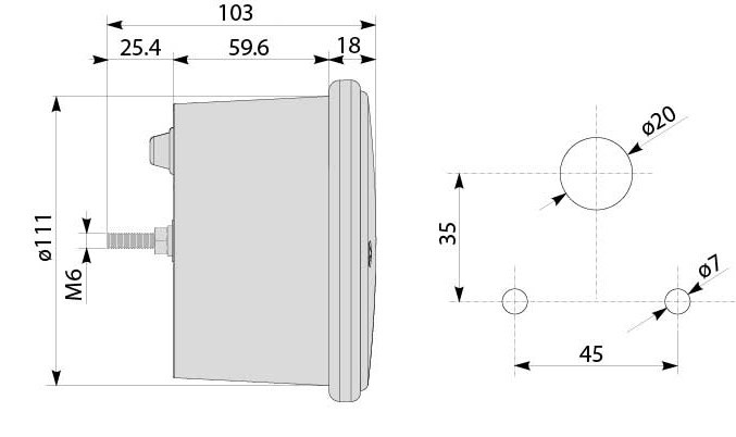 02.1297.0000.41 Lampa hamowania prawa/lewa COBO