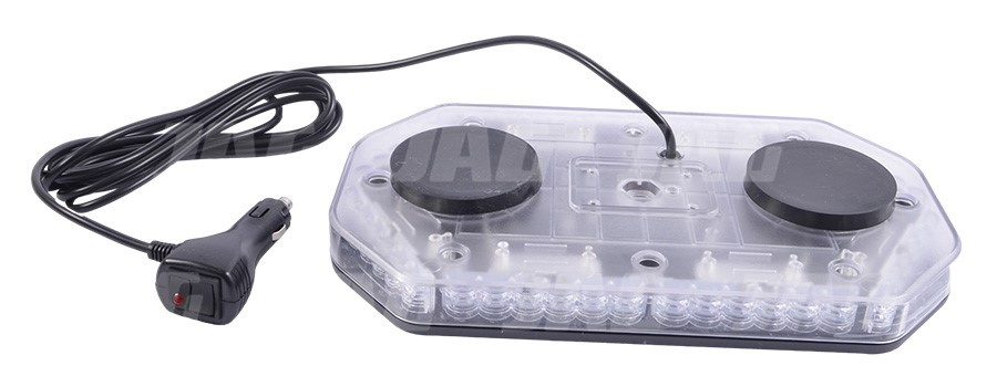 JAG96-0088 Lampa Błyskowa 48 LED, 26W, 12-24V pomarańczowa/ magnes JAG