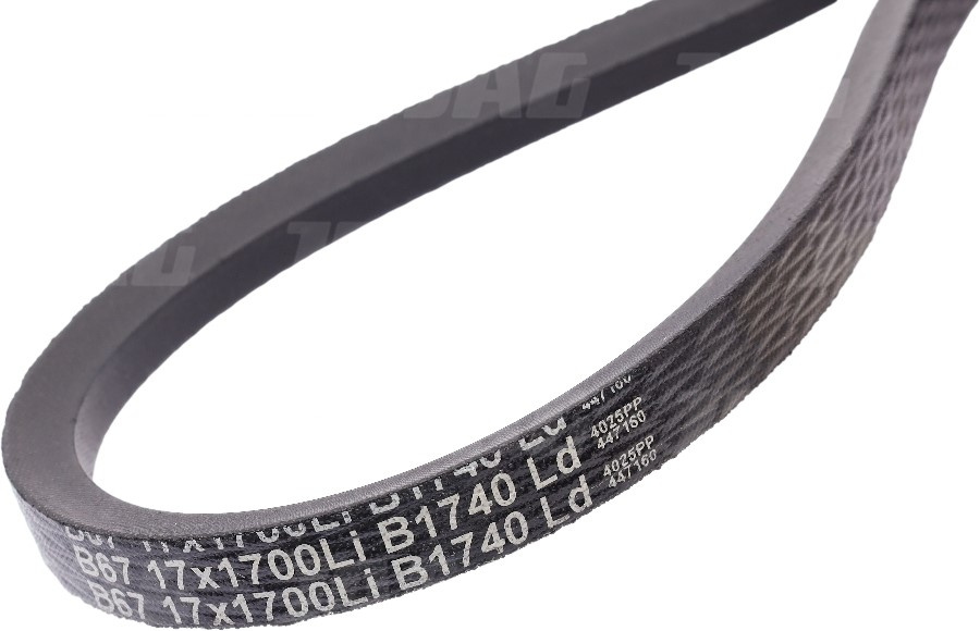 17x1700Li/1740Ld B67 Pas klinowy GATES DELTA CLASSIC, CNH 378989 330204