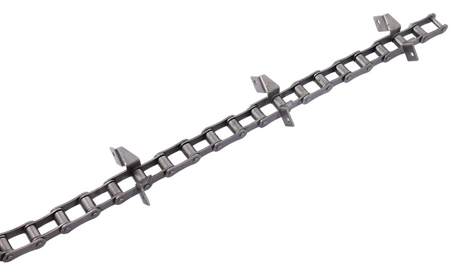 S55V/SE/J3A Łańcuch podajnika elewatorowego (rozginane łapki) 162 rolki 6,7mb ROLLON-SOLID