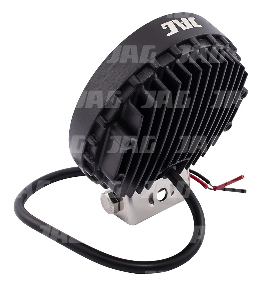 JAG96-0034 Lampa robocza LED, 18W, 10-30V, 6 EPISTAR LEDx3W, FLOOD, Okrągła JAG