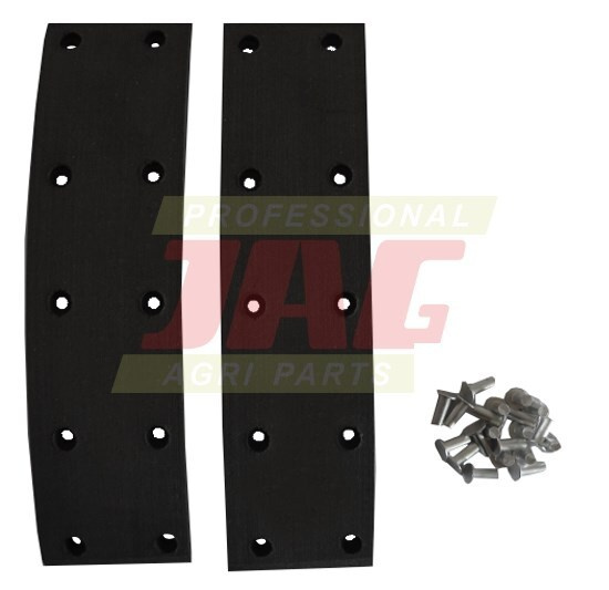 JAG08-0502 Zestaw okładzin hamulcowych do Claas (2szt+nity) 50x200mm, CLAAS 769589 669744