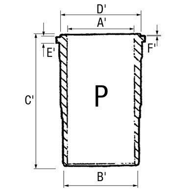 JAG99-0569 Tuleja cylindra gotowa /JD-102mm/