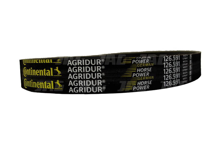 126.591 Pas wielorowkowy CONTINENTAL AGRIDUR, JOHN DEERE R124785 R157687