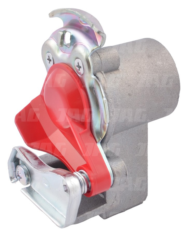 DC214640 Złącze pneumatyczne z zintegrowanym filtrem czerwone M16X1,5