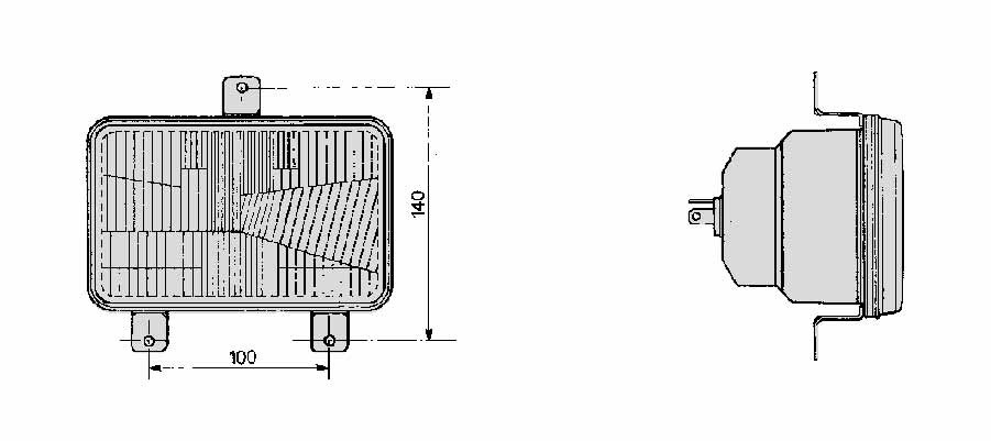 05.494.000.01 Reflektor przedni COBO