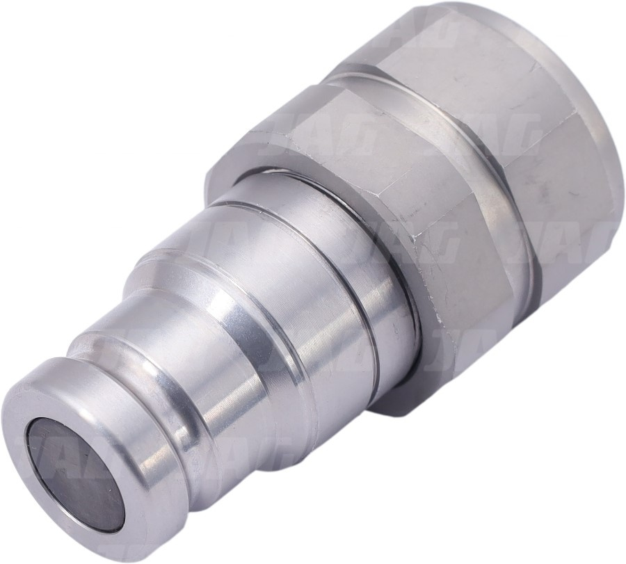 JAG95-0052 Szybkozłącze hydrauliczne flat face (suchoodcinające)-wtyczka, DN10, 1/2