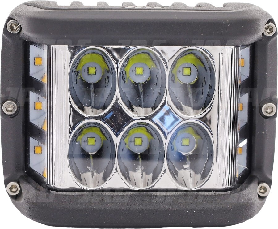 JAG96-0084 Lampa robocza LED, 27W,12-24V, 9 EPISTAR LED, Prostokątna, Kierunkowskaz JAG
