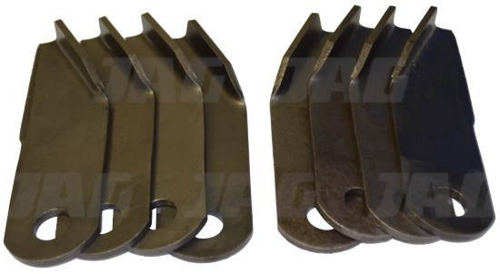 JAG21-0101 Zestaw noży do sieczkarni 4L+4P, JOHN DEERE AH205909 AH203131