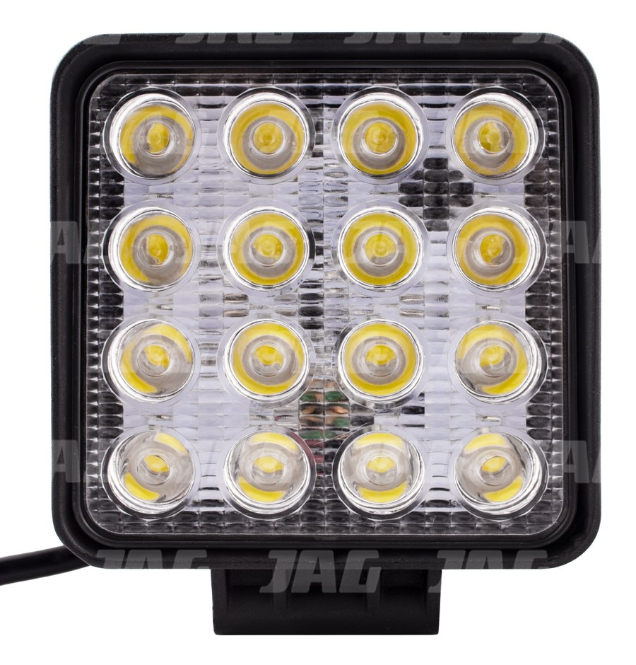 JAG96-0007 Lampa robocza LED, 48W, 10-30V, 16 EPISTAR LEDx3W, FLOOD