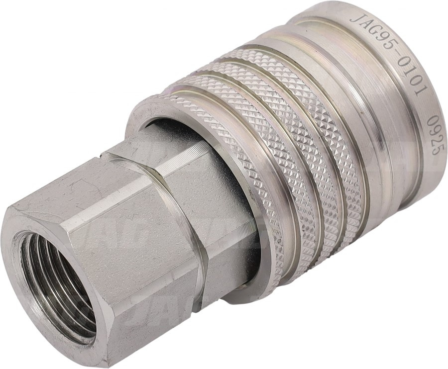 JAG95-0101 Szybkozłącze hydrauliczne grzybkowe-gniazdo z gwintem wewnętrznym, DN12,5, 1/2