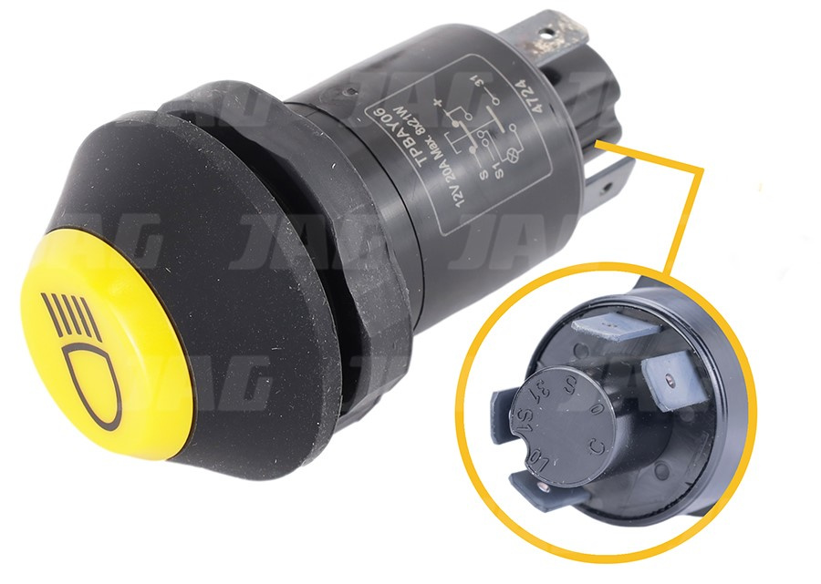 JAG92-0059 Włącznik świateł, DEUTZ FAHR 01177165 RENAULT 7700004828