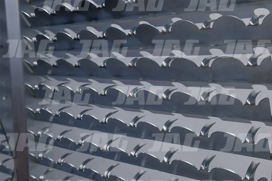 JAG05-0510 Sito żaluzjowe ocynkowane dolne, lamela-TM6 Premium