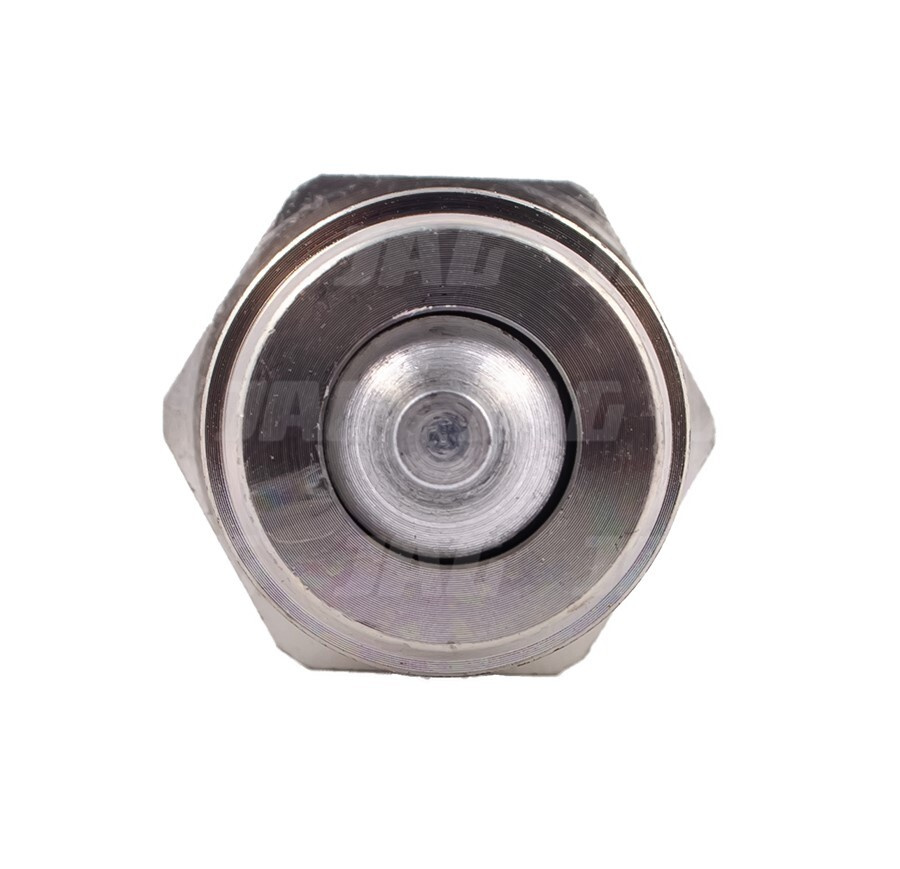 JAG95-0084 Szybkozłącze hydrauliczne grzybkowe-wtyczka grodziowa z gwintem zewnętrznym, DN12,5, M18X1,5, 12L, ISO7241-A
