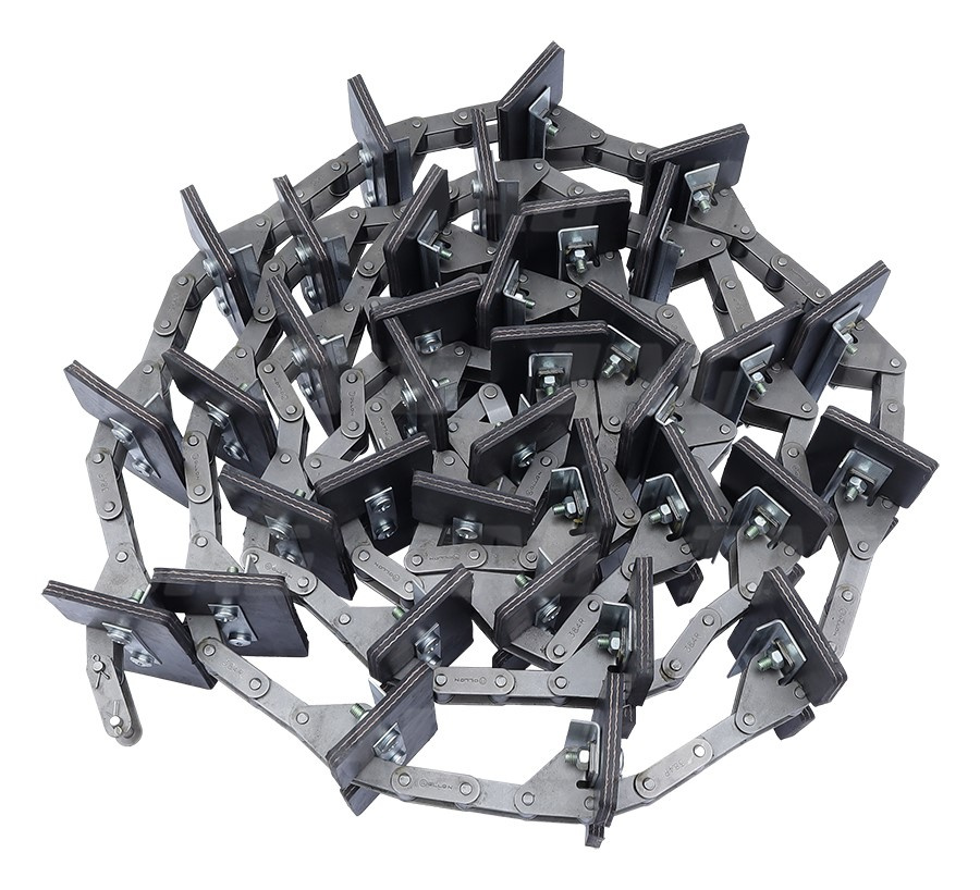 JAG04-0089 Przenośnik łańcuchowy kompletny (łopatki skręcane) JAG, CLAAS 0006059250 0006059251