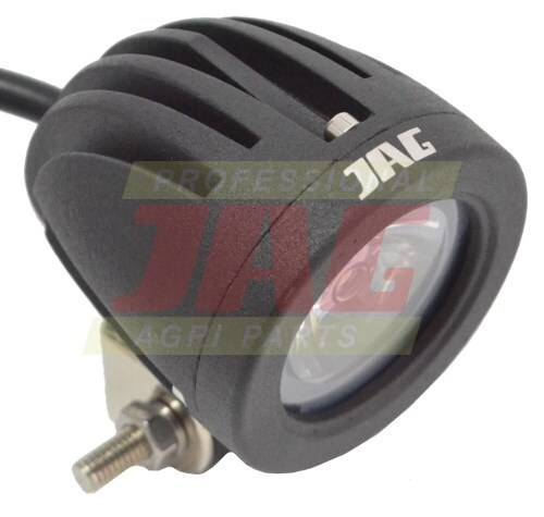 JAG96-0023 Lampa robocza LED, 10W, 10-30V, 1 CREE LEDx10W, SPOT, Okrągła JAG