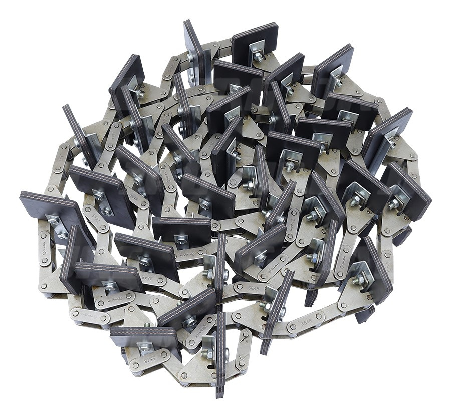 JAG04-0080 Przenośnik łańcuchowy kompletny (łopatki skręcane) JAG, CLAAS 0006788540 0006788542