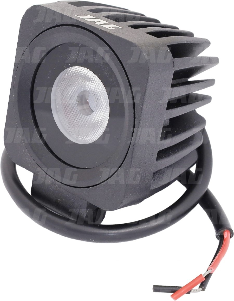 JAG96-0018 Lampa robocza LED, 10W, 10-30V, 1 CREE LEDx10W, FLOOD, Kwadratowa JAG