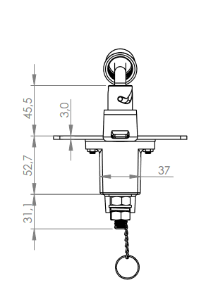 Wyłącznik prądu masy 2500A 12/24V, SCANIA 621730 VOLVO 240315