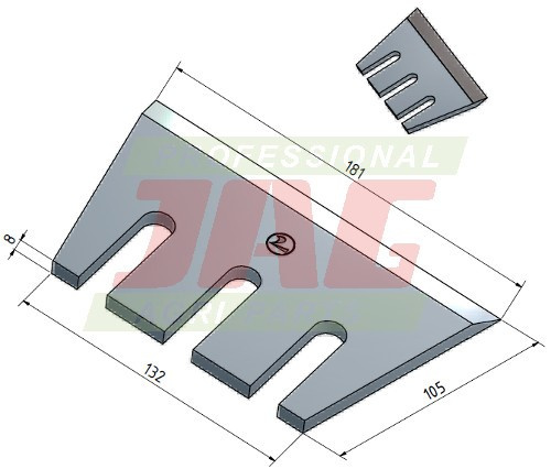 JAG86-0001 Nóż sieczkarni do kukurydzy MWS Germany
