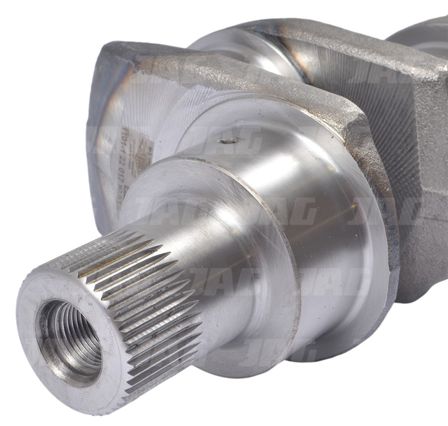 JAG99-0002 Wał korbowy Perkins 4.236 na simmering 1/6 otworów 3637401M91 (wąska płetwa) - Forged