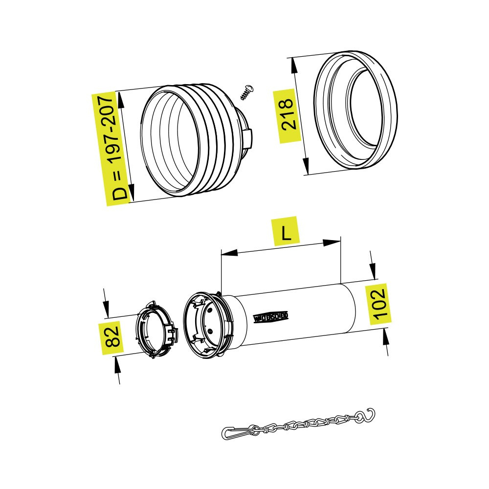 1116705 Osłona (połowa zewnętrzna) Walterscheid (85.305)