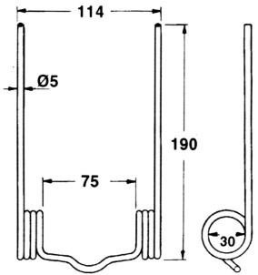 JAG57-0002 Sprężyna podbieracza