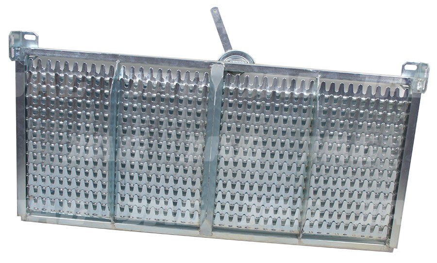 JAG25-0013 Sito żaluzjowe ocynkowane końcowe, lamela-22mm