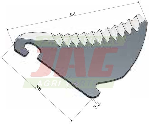 Nóż MWS Germany-wycofane, CLAAS 0008234371 823437