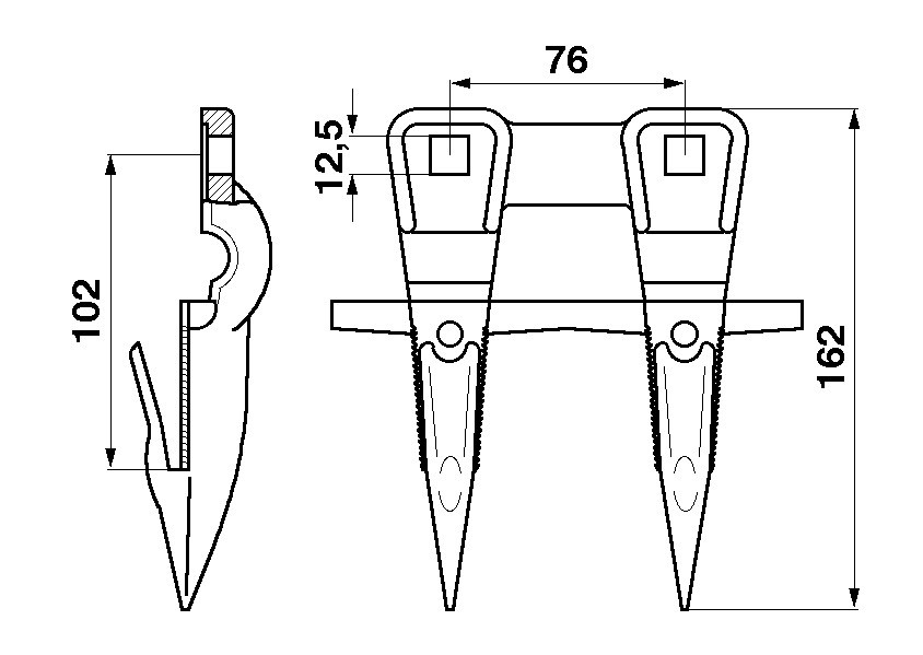 JAG11-0004 Bagnet podwójny