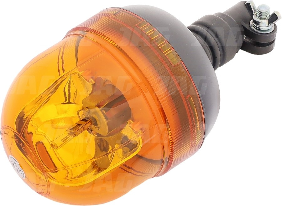 JAG96-0057.01 Lampa Błyskowa JAG HALOGEN, 12-24V, H1 , Uchwyt na elastyczny trzpień, Średni klosz