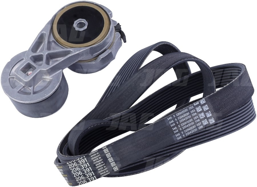 JAG93-0021 Zestaw paska wielorowkowego JAG, JOHN DEERE RE184034 R208755