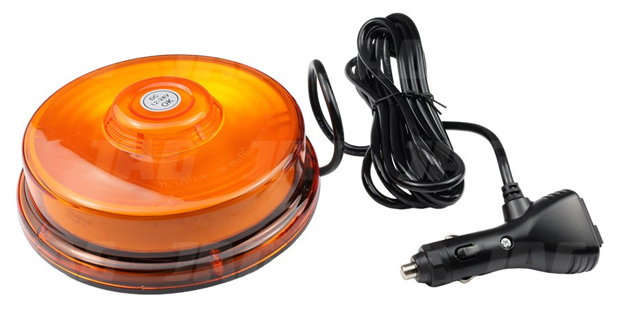 JAG96-0053 Lampa Błyskowa JAG-LED, 48SMD, 9-30V, R10, R65, Uchwyt na magnes, UFO