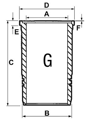 3638970M1 Tuleja gotowa, MASSEY FERGUSON 3638970M1