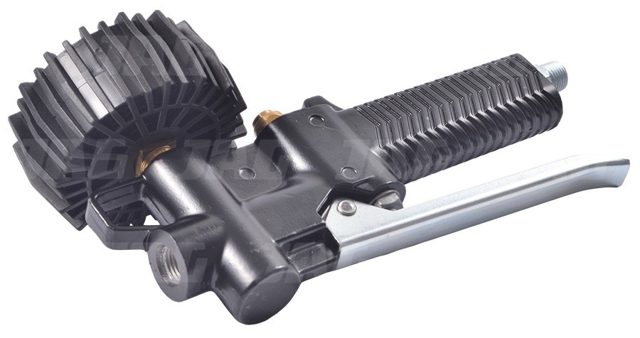 JAG90-0103 Pistolet do pompowania kół z manometrem analogowym GROZ