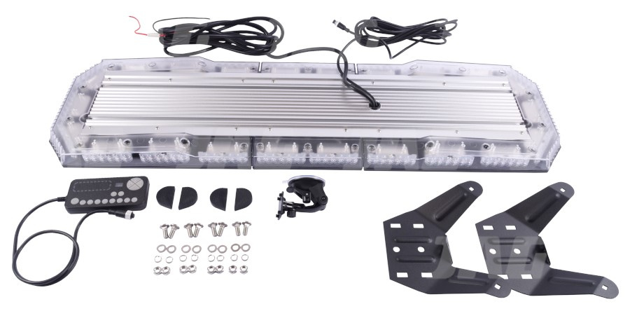 JAG96-0090 Lampa Błyskowa 132 LED, 12-24V, pomarańczowa, ze sterownikiem JAG