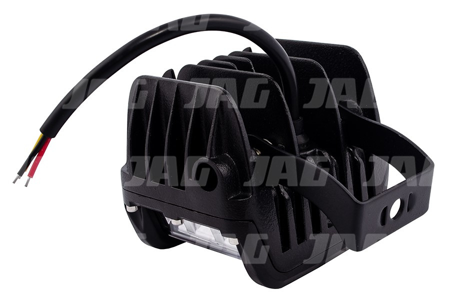 JAG96-0083 Lampa robocza LED, 27W, 10-30V, 9 EPISTAR LED, Prostokątna, Lampa ostrzegawcza JAG