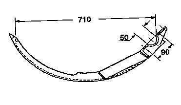 JAG51-0022 Iglica stalowa JAG PREMIUM, RIVIERRE CASALIS 90744 70852
