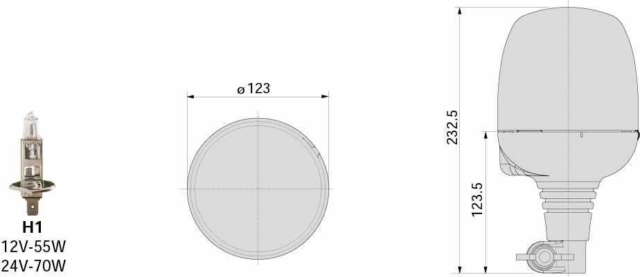 JAG96-0098 Lampa błyskowa COBO