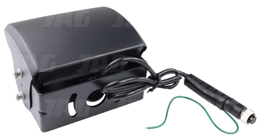 JAG97-0017 Kamera do monitoringu przewodowa, 600TVL, 12 Diod IR, IP69K, na przód, Grzałka