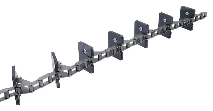 JAG04-0032 Przenośnik łańcuchowy kompletny (łopatki skręcane) JAG, CLAAS 0007741030