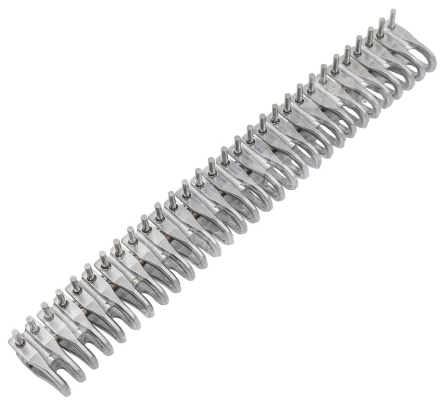 Łącznik pasa młotkowy H24BS/4-15/T2F175mm (gr.5-6mm )Blister2kpl, JOHN DEERE DC45799 (E86147 + AE53298)