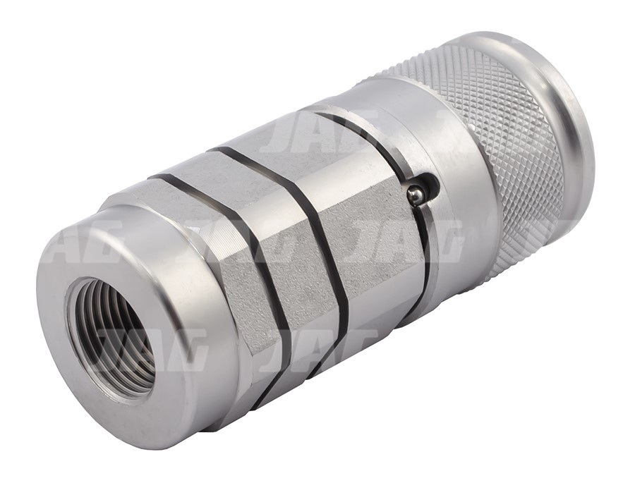 JAG95-0001 Szybkozłącze hydrauliczne flat face(suchoodcinające)-gniazdo, 3/8